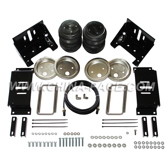 Heavy-Duty-1999-2012-F250-350-2WD-4WD-Truck-Air-Suspension-Kit , Rear Air Suspension Kit, Air Spring Pasts, Air Bag Parts, Schrader Inflation Valve, Air Suspension Fittings, Air Fittings, Air Suspension Solenoid Manifold Valve, Air Suspension Controller, 12 V Air Compressor For Air Suspension, Air Ride Gauge For Air Suspension, Air Tank For Air Suspension